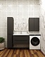 Style Line Мебель для ванной Бергамо Мини 90 Люкс антискрейтч Plus подвесная черная – фотография-13